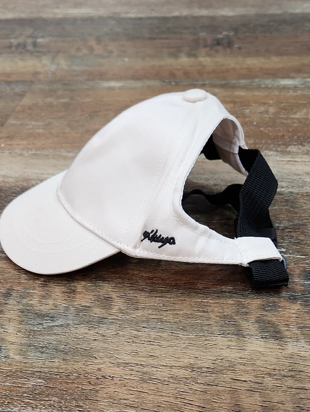 Premium Adjustable Dog Sun Visor Baseball Cap with Ear Holes and Chin Strap